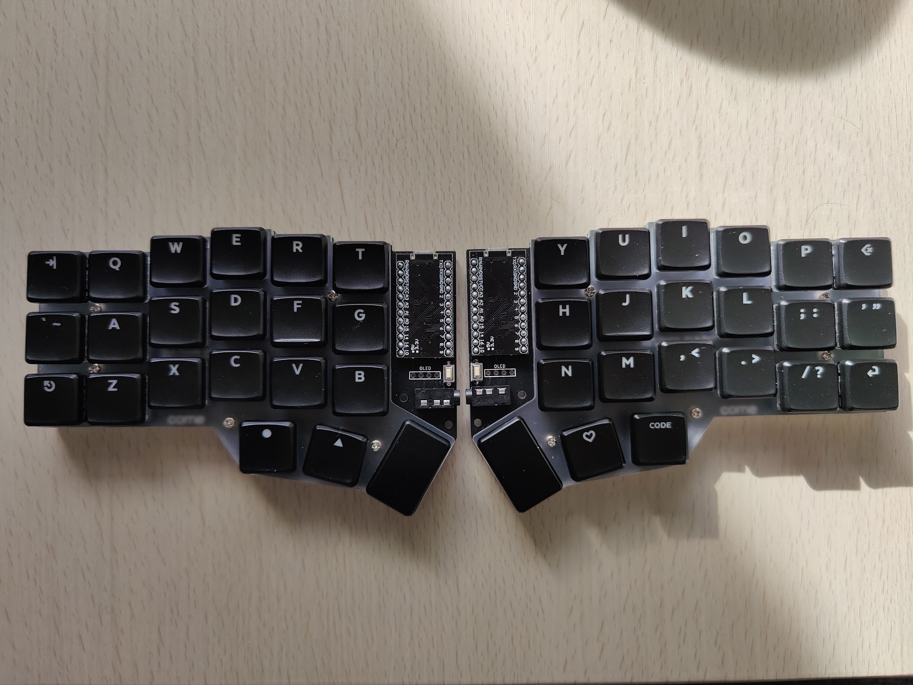 A 42-key split ergonomic keyboard