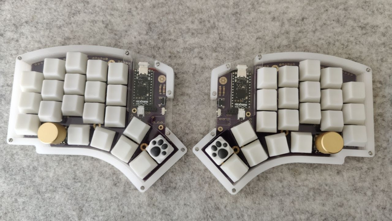 A 42-key split ergonomic keyboard